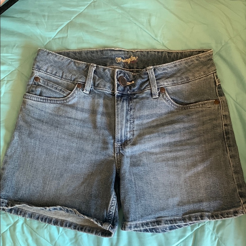 Wrangler Women's Blue Denim Shorts